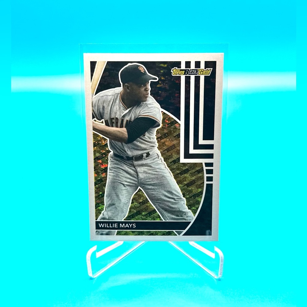2024 Topps Update Series Willie Mays🔥Topps Black Gold #BG-21